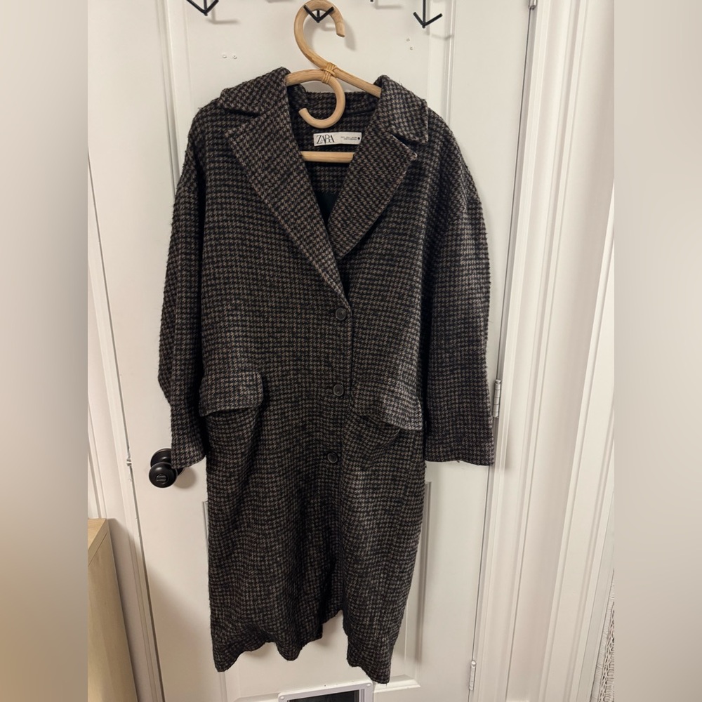 Zara cotton wool blend